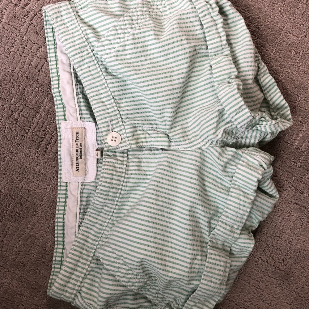 Abercrombie and Fitch Seersucker Shorts
